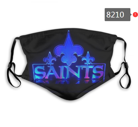 NFL 2020 New Orleans Saints #4 Dust mask with filter